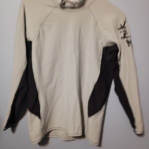 Men's Cream and Black Sweater